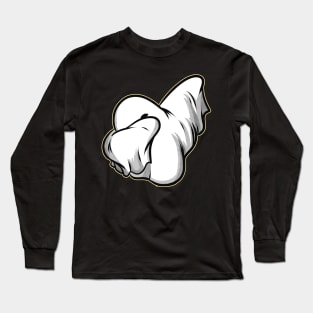 Dabbing Ghost On Halloween Long Sleeve T-Shirt